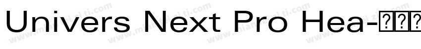 Univers Next Pro Hea字体转换